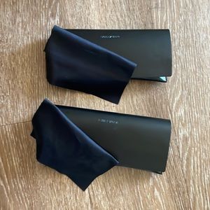 ONE Saint Laurent sunglasses case and cloth